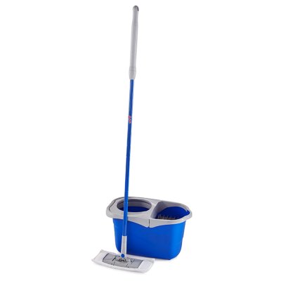 Quickie® Flat Spin Mop and Bucket System