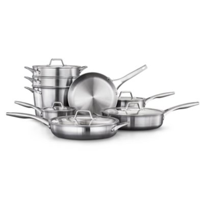 Vigor SS1 Series 6.5 Qt. Stainless Steel Stock Pot with Aluminum-Clad  Bottom and Cover