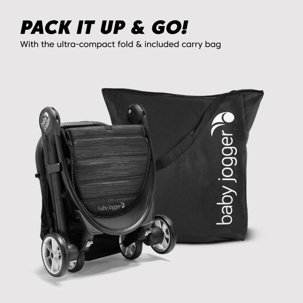 Baby Jogger City Tour 2 Lightweight Travel Stroller FREE Belly Bar 2019 Jet NEW 