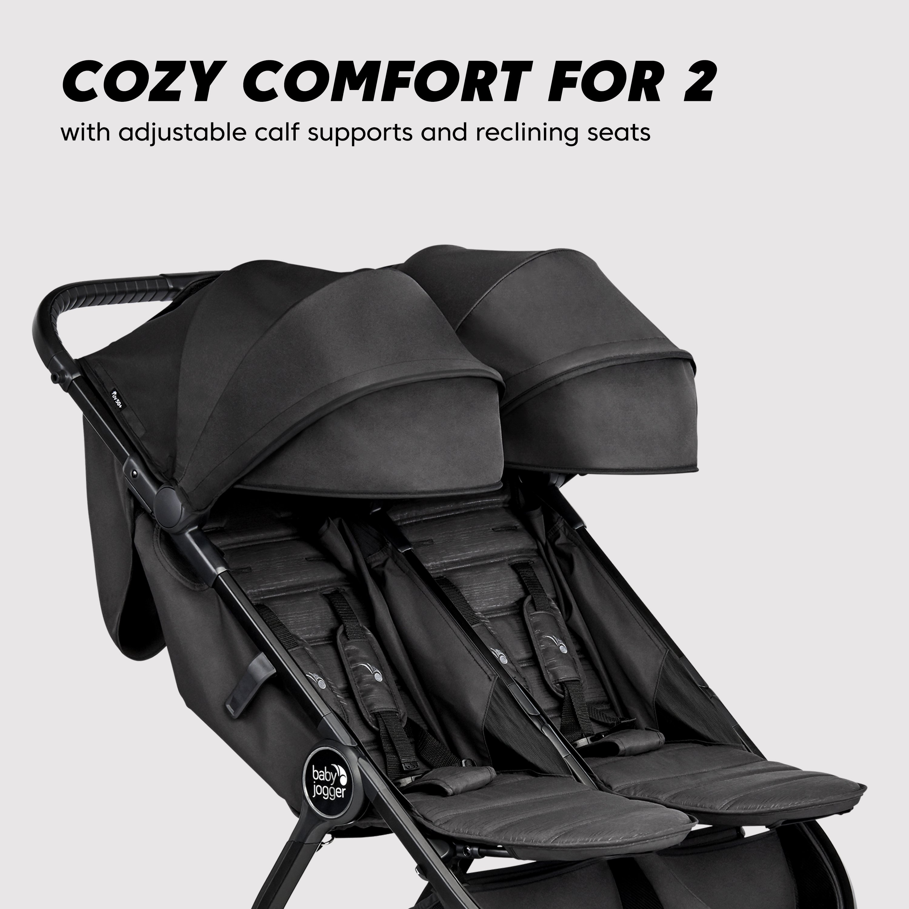 Baby Jogger City Tour 2 Stroller Pitch Black, 4 Wheel Strollers