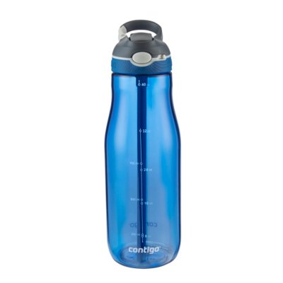 Contigo 28oz Leak-Proof Protein Shaker Water Bottles, 2 Pack Blue and Black  