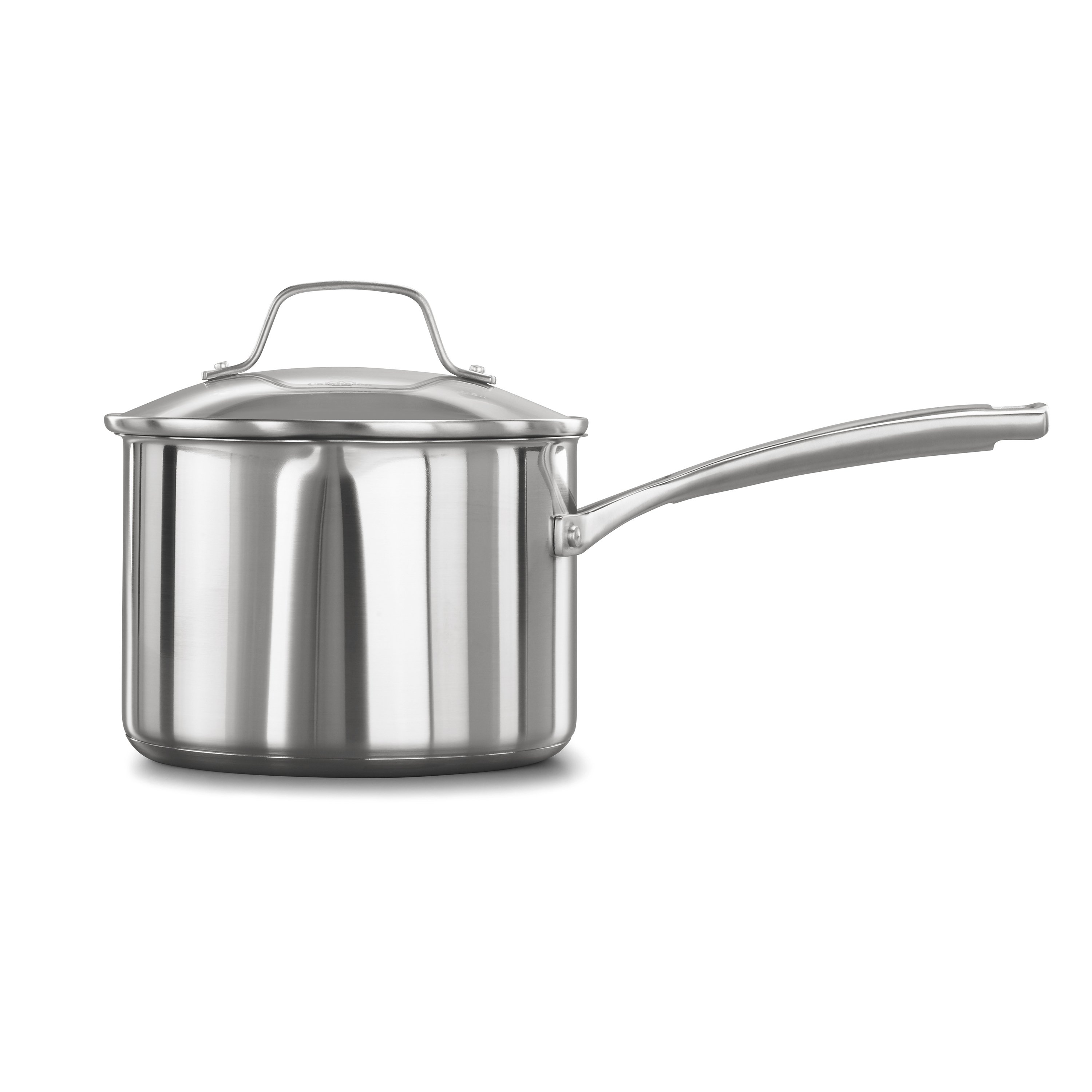 Cooks Standard Classic 3 qt. Stainless Steel Sauce Pan with Glass