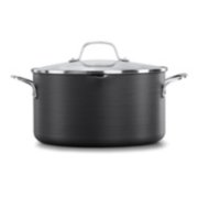 non stick pot with tempered glass lid image number 0