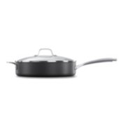 non stick pan with tempered glass lid image number 1