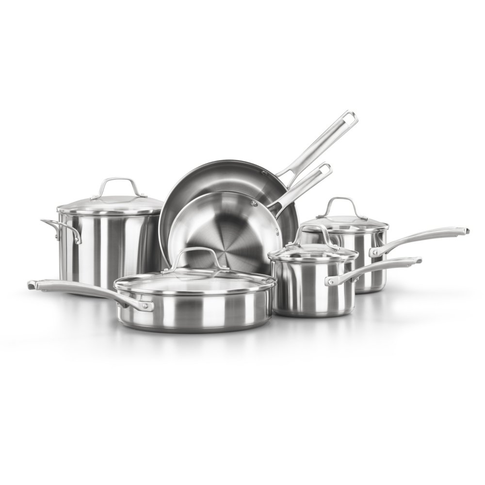 Classic™ Stainless Steel 10Piece Cookware Set Calphalon