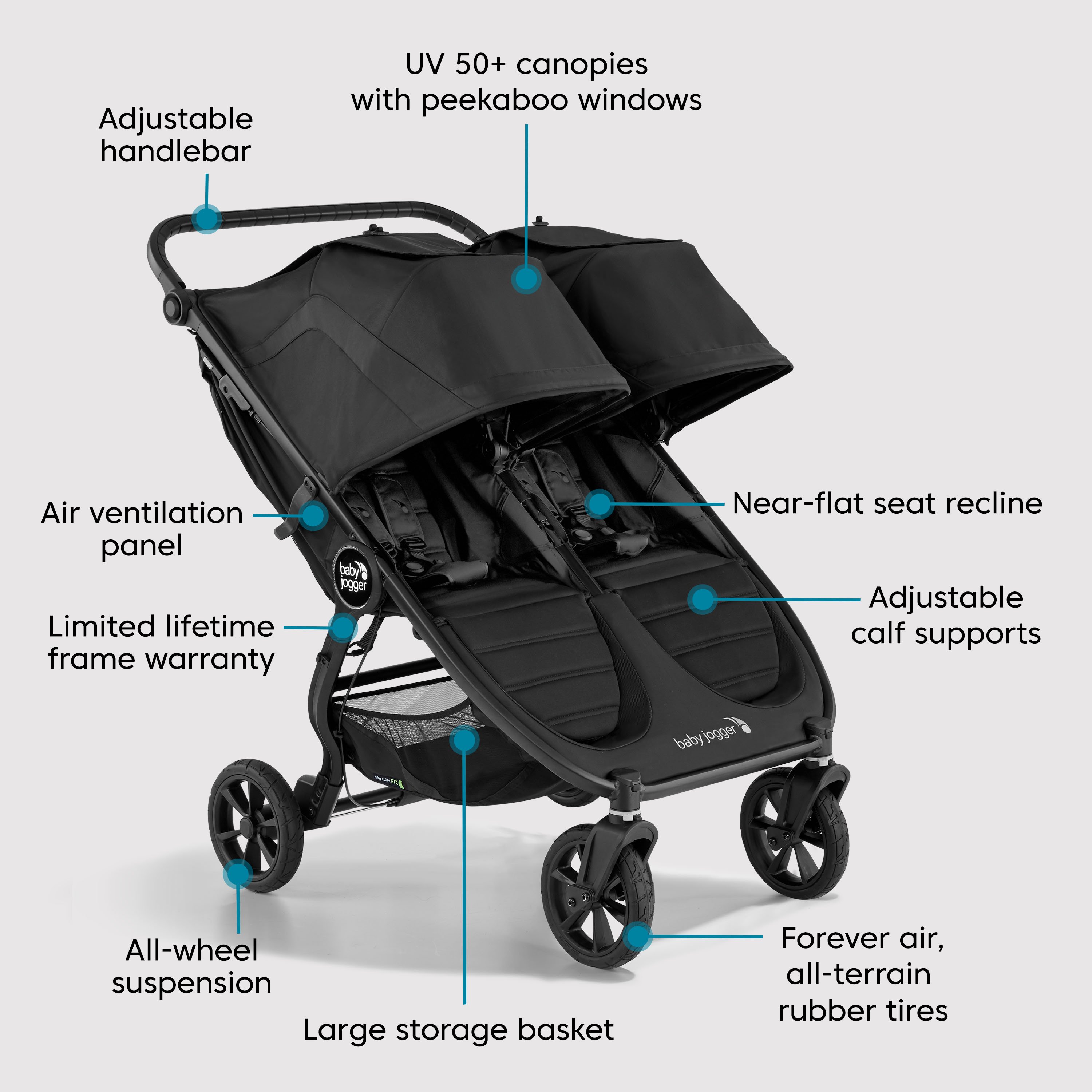 Baby Jogger city mini® GT2 double 
