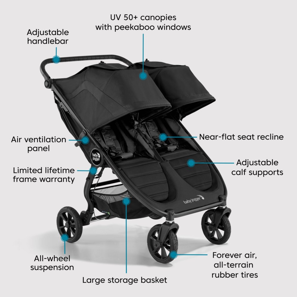 city mini® GT2 double stroller |