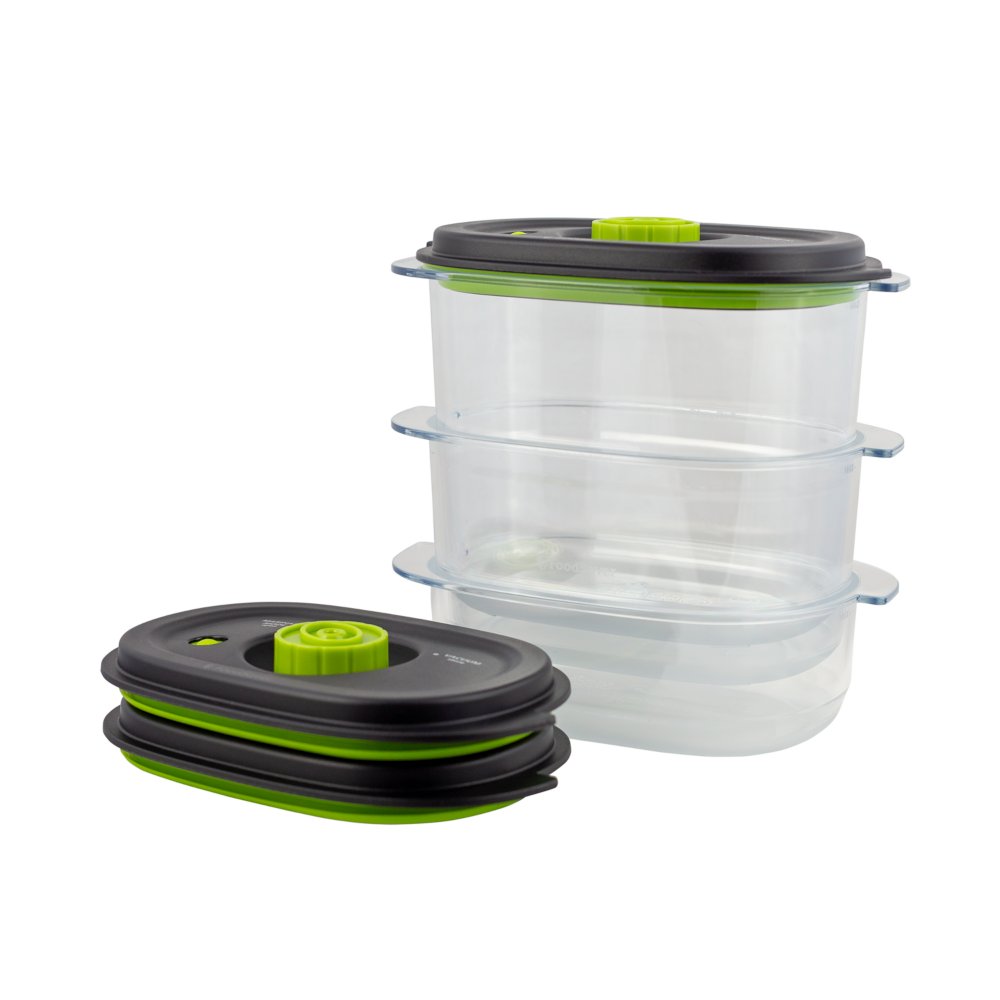 Collapsible Locking Lid Food Storage System