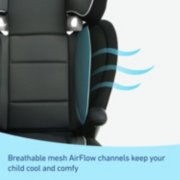 breathable mesh air flow channels keep your child cool and comfy image number 4