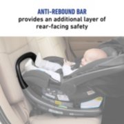 anti rebound bar provides an additional layer of rear facing safety image number 4