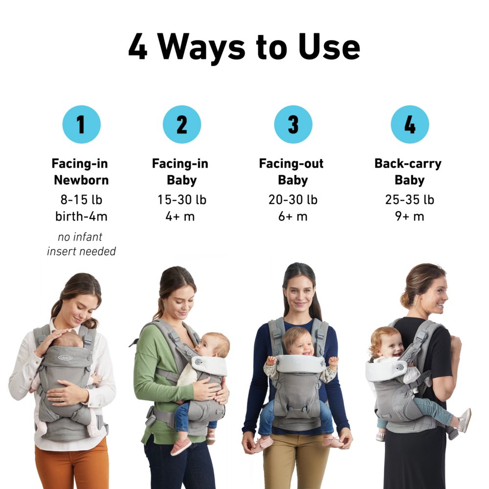 Cradle Me 4 in 1 Baby Carrier