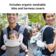 cradle me baby carrier organic bibs and harness covers image number 6