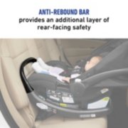 anti rebound bar provides an additional layer of rear facing safety image number 2