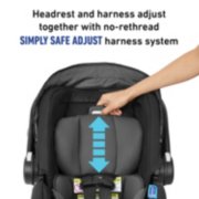 headrest & harness adjust together with no rethread simply safe adjust harness system image number 3