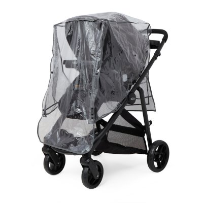 netting weather shield over stroller