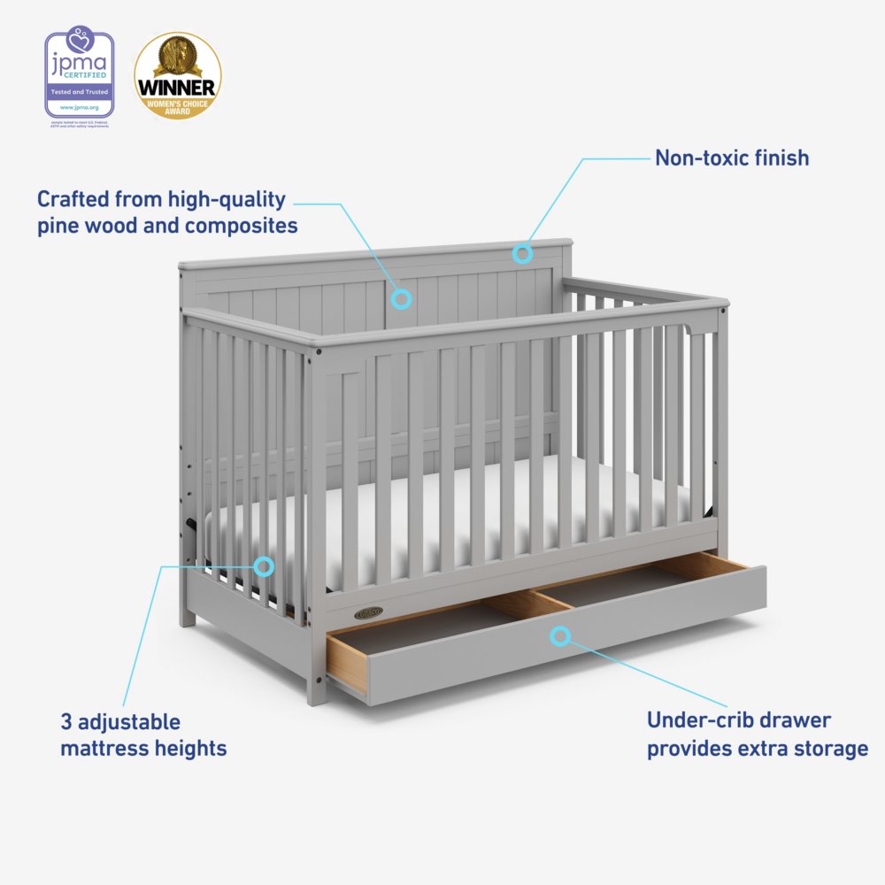 Graco clearance hadley crib