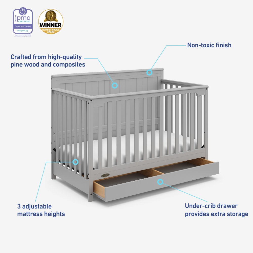Pair Baby Crib Hardware-Lower Spring Guides 