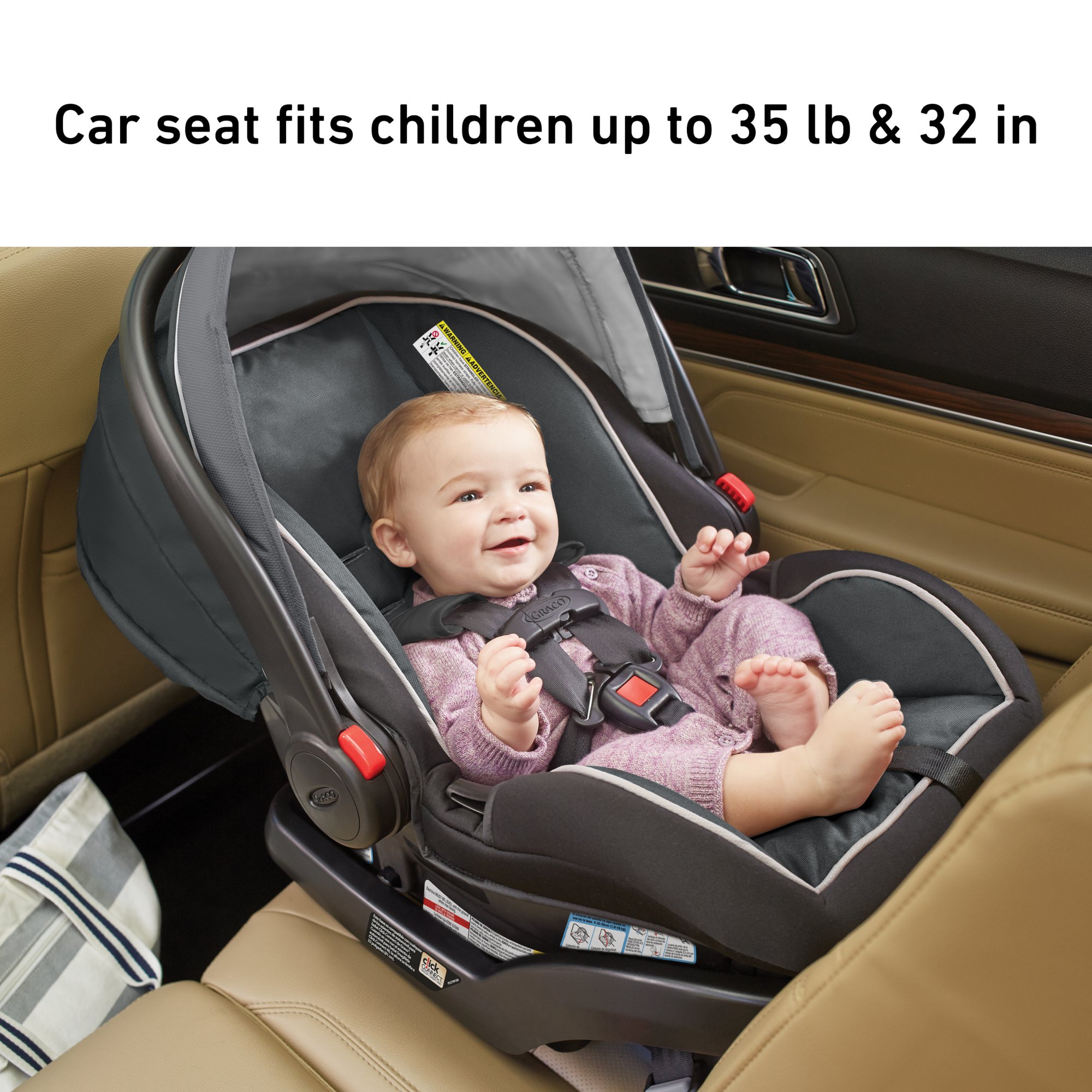 Graco car seat installation without clearance base