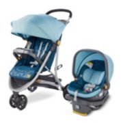 century stroller and car seat in blue image number 1