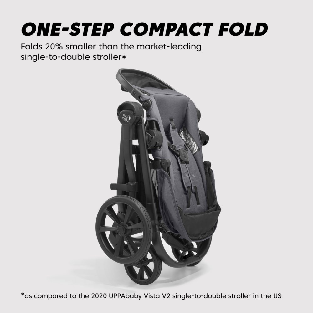 Baby jogger on sale city select folded