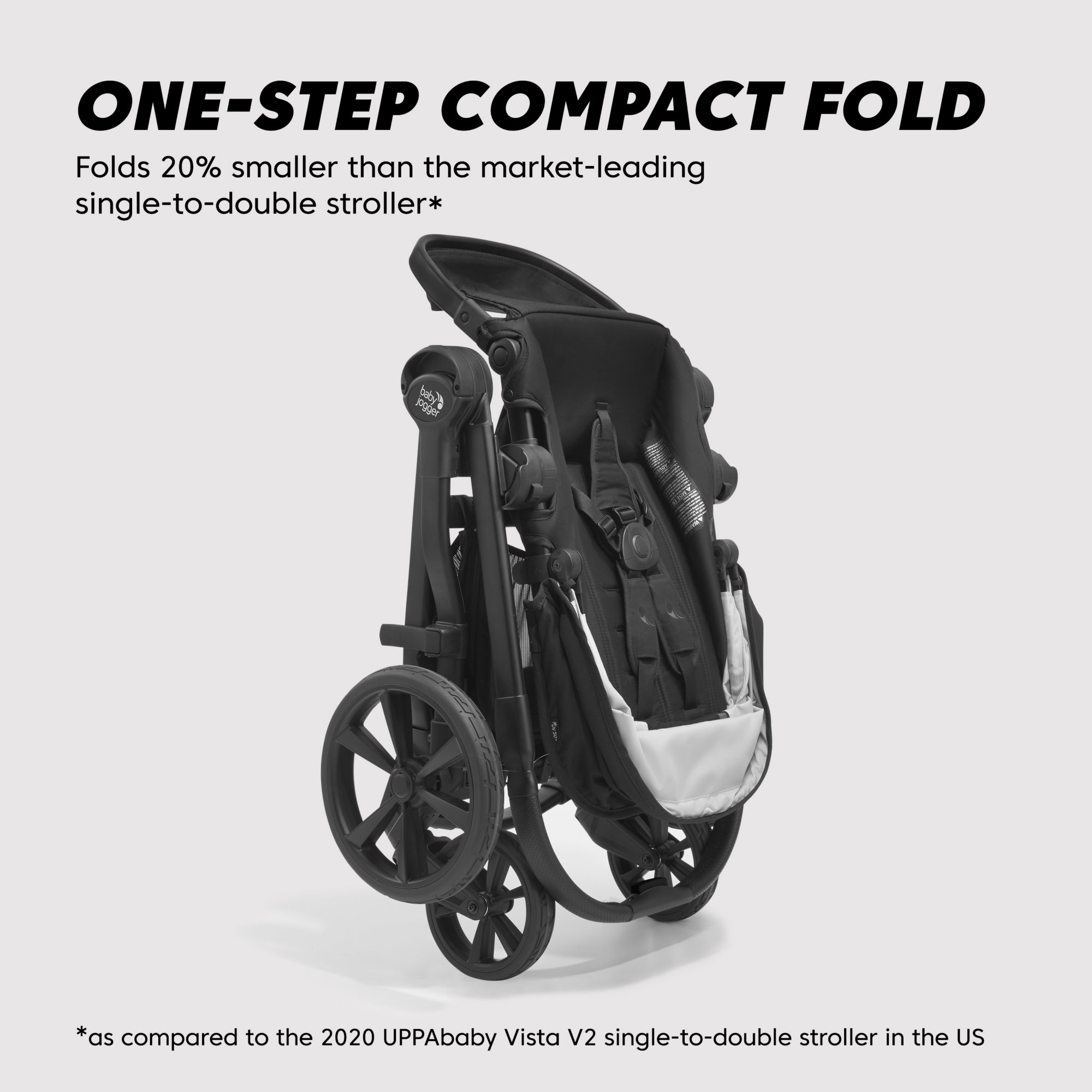 (Pack of 2) Extra Large Stroller Hooks, Mini-Factory Multi-Purpose Hanger  Hooks for Diaper, Shopping Bags, Purses - Black