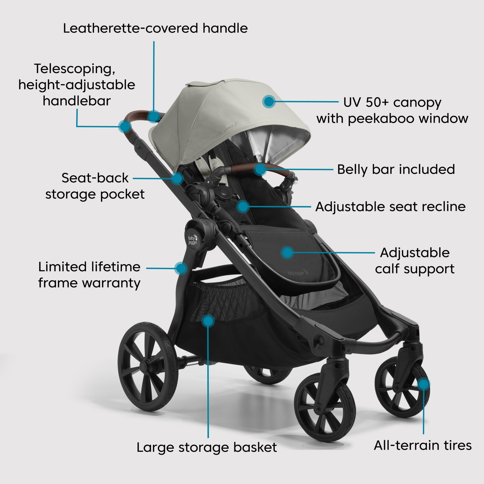 city select® 2 stroller, eco collection | Baby Jogger