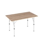 Folding table with faux-woodgrain top image number 0