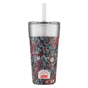 coleman and vera bradley straw tumbler in gray paisley image number 1