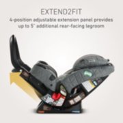 extend 2 fit 4 position adjustable extension panel provides up to 5 inches additional rear facing legroom image number 6