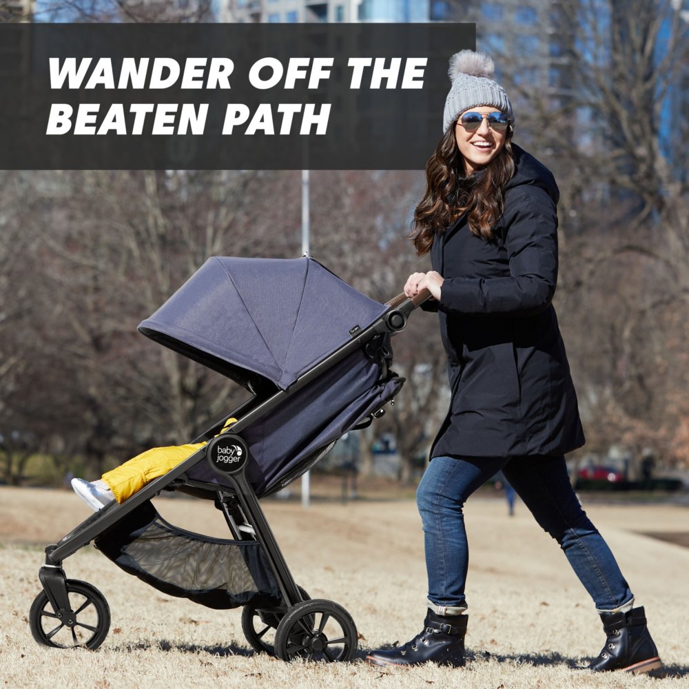 Baby Jogger City Mini™ GT Baby Stroller - Charcoal/Denim - Quick Fold  Technology - For All Terrains! unisex (bambini)