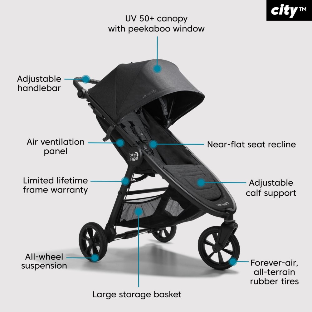 city mini® GT2 stroller, storm blue