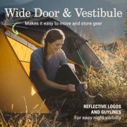 camping tent by a mountainside image number 5