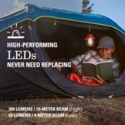 high-performing LEDs never need replacing lantern hanging in camping tent image number 2