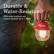 durable & water-resistant IPX4 water-resistant and impact-resistant up to 1 meter lantern image number 4