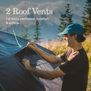 camping tent with roof vents image number 5