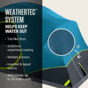 Tent with Weathertec system that helps to keep water out image number 5