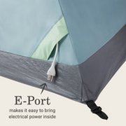 Tent with e port that makes it easy to bring electrical power inside image number 8