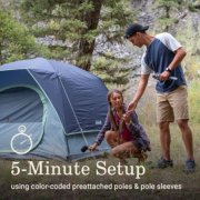 camping tent with 5 minute setup image number 3