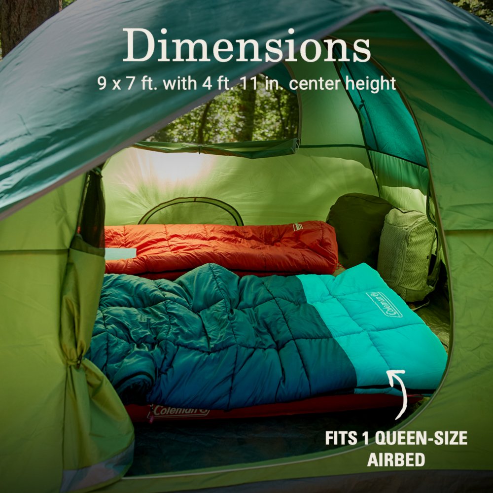 Will a queen air mattress 2024 fit in a 2 person tent