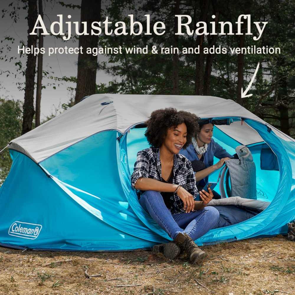 Coleman 4 man pop up clearance tent