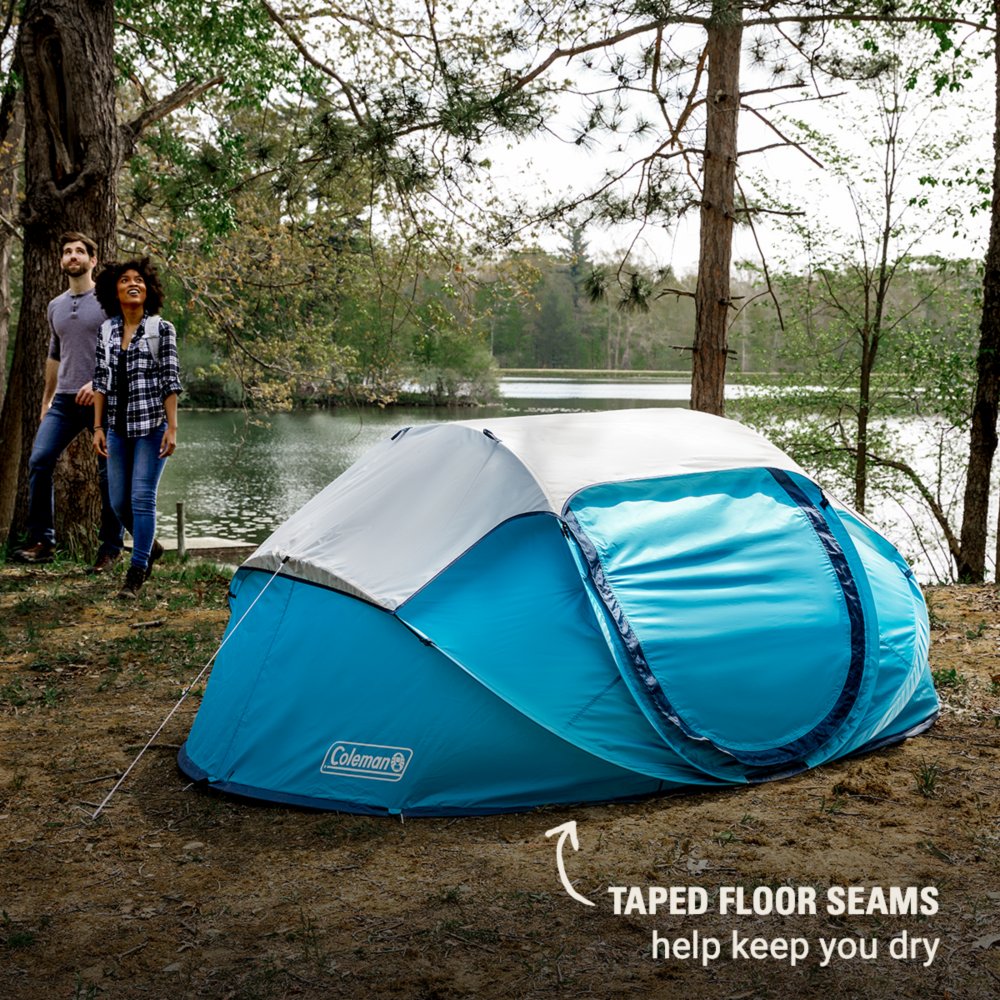 Natur Hævde Tilføj til 4-Person Camp Burst™ Pop-Up Tent | Coleman