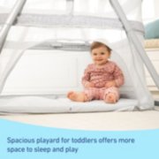 spacious playard for toddlers offers more space to sleep and play image number 4