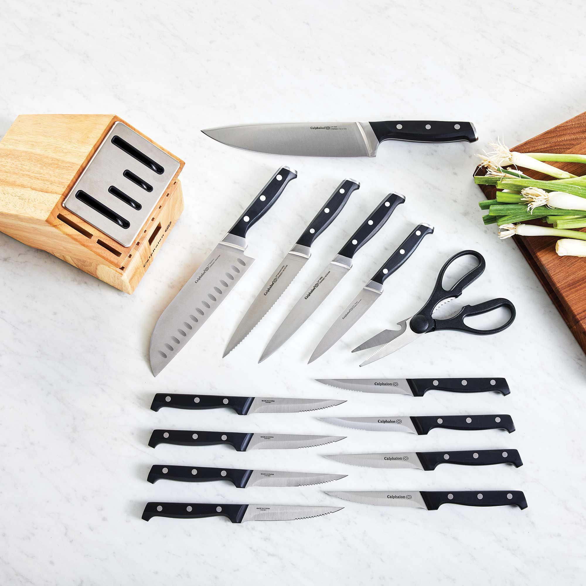Microban and Calphalon Knife Sets with Integrated Antimicrobial Properties