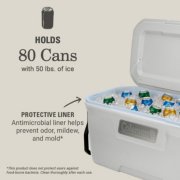 Cooler that holds eighty cans with fifty pounds of ice image number 5