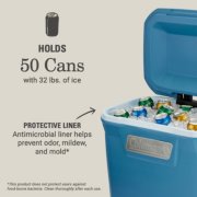 Cooler that holds fifty cans with thirty two pounds of ice image number 5