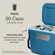 Cooler that holds fifty cans with twenty six pounds of ice image number 5