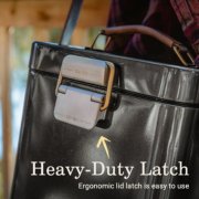 heavy-duty latch, ergonomic lid latch is easy to use image number 5