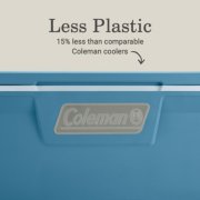 Cooler with fifteen percent less plastic than comparable Coleman coolers image number 6