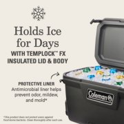 cooler holds ice for days with insulted lid and body image number 3