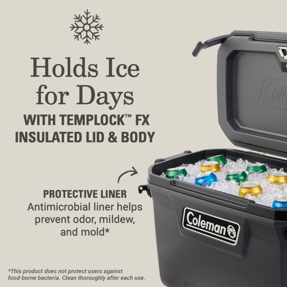 Coleman 55 store quart super cooler